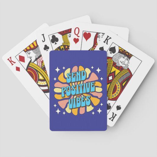 Send Positive Vibes Pokerkaarten (Achterkant)