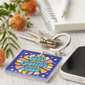 Send Positive Vibes Sleutelhanger (Voorkant Rechts)