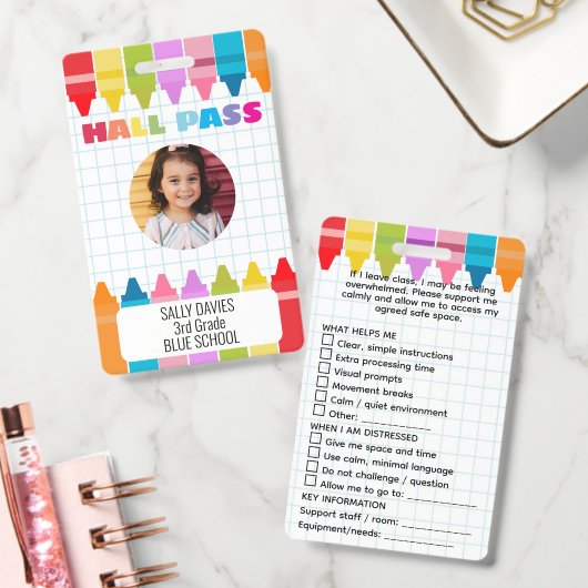 SEND Student Support Crayon Maths Pass Badge (Kantoor)