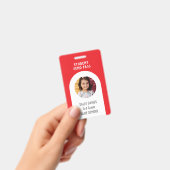 SEND Student Support Pass Photo Info Badge (Manuel / portable)