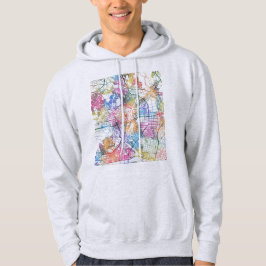 Sendai Japan City Map Hoodie