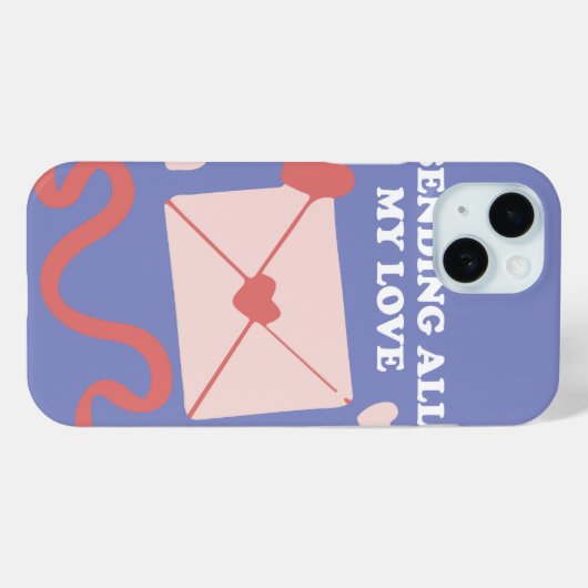 Sending All My Love Envelope Case-Mate iPhone Case (Achterkant (horizontaal))