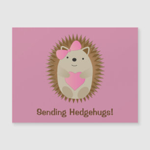 Sending Hedgehugs Cute Cartoon Girl Hedegel