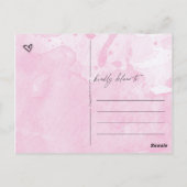 Sending Hugs Briefkaart (Achterkant)