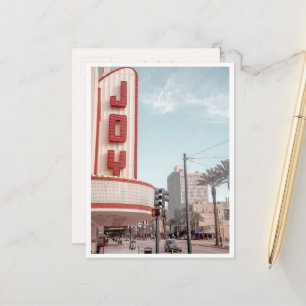 Sending Joy New Orleans Theater Retro Foto Briefkaart