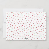 Sending Love Calligraphy Valentijnsdag Kaart (Achterkant)