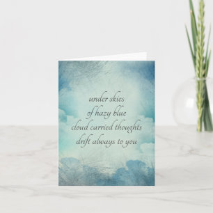 Sending Love Denking of You  Style Card Kaart