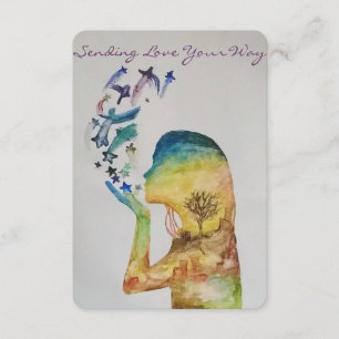 Sending Love Wenskaarten Kaart