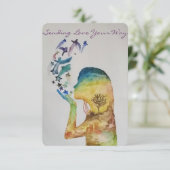 Sending Love Wenskaarten Kaart (Staand voorkant)