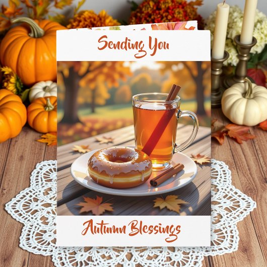 Sending You Autumn Blessings Kaart
