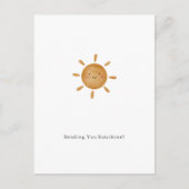 Sending You Sunshine Card Briefkaart (Voorkant)