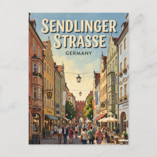 Sendlinger Straße München Duitsland Briefkaart