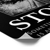 Seneca citeert "daad van moed" stoïcisme poster (Hoek)