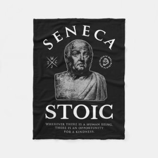 Seneca citeert "gelegenheid voor een vriendelijkhe fleece deken
