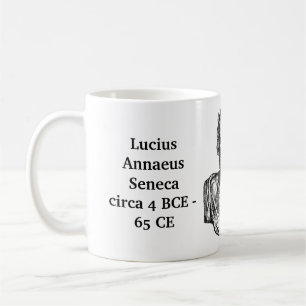 Seneca citeert literatuur en dood koffiemok
