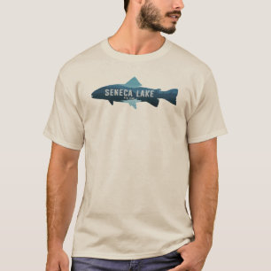 Seneca Lake New York Fish T-shirt