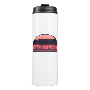 Seneca Lake New York Red Sunrise Thermosbeker