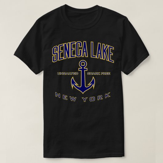 Seneca Lake NY T-shirt (Design voorkant)
