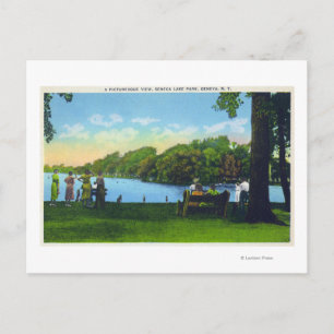 Seneca Lake Park Scene Briefkaart