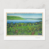 Seneca Point-Uitzicht van het meer Briefkaart (Voorkant)
