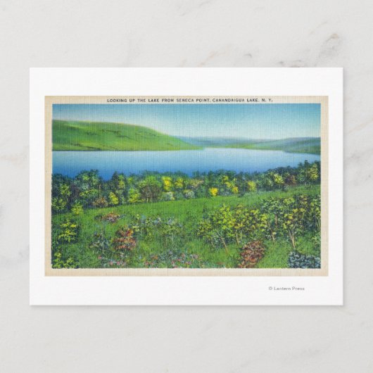 Seneca Point-Uitzicht van het meer Briefkaart (Voorkant)