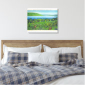 Seneca Point-Uitzicht van het meer Canvas Afdruk (Insitu (Slaapkamer))