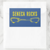 Seneca Rocks Climate Rechthoekige Sticker (Tas)