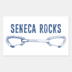 Seneca Rocks Climate Rechthoekige Sticker