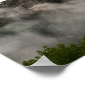 Seneca Rocks in cloud, West Virginia. Poster (Hoek)