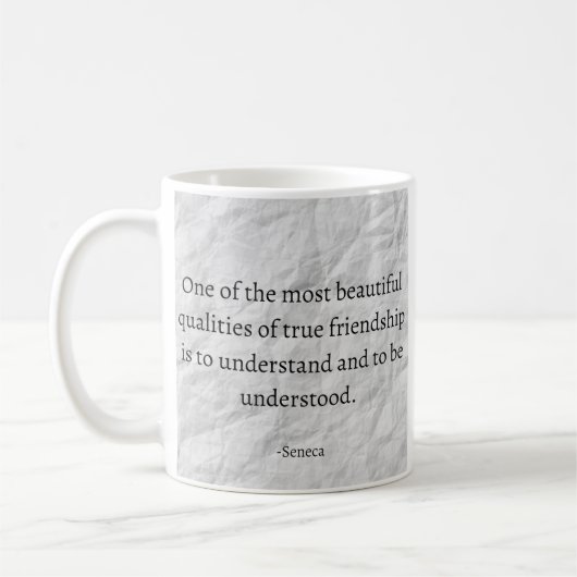 Seneca Stoic Citation Mug (Gauche)