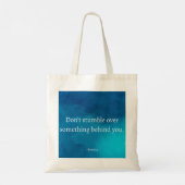 Seneca Stoic Quote Canvas tas (Achterkant)