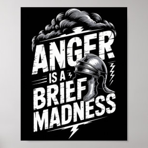 Seneca Stoïcijnse filosoof Quote Motivatie Stoicis Poster