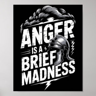 Seneca Stoïcijnse filosoof Quote Motivatie Stoicis Poster