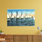 Seneca Yacht Club Canvas Afdruk (Insitu (Woonkamer))