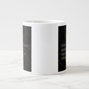 Seneca's Insight: Angsten in vergelijking met echt Extra Grote Beker