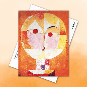 Senecio Abstract Portrait Paul Klee Briefkaart