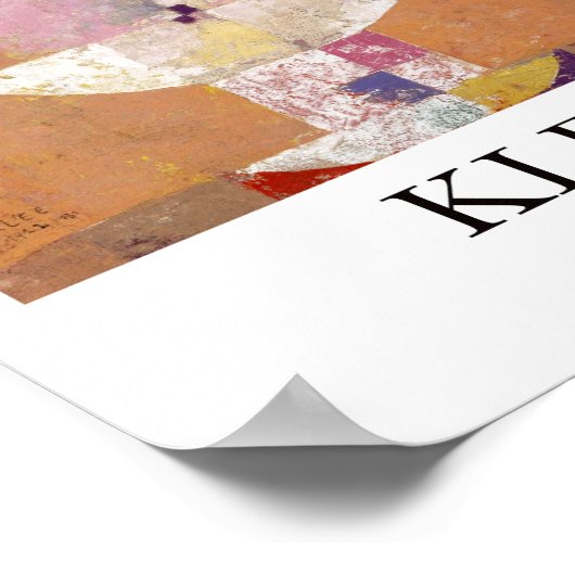 Senecio door Paul Klee Poster (Hoek)