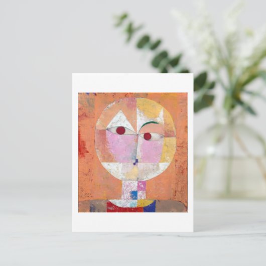 Senecio, Paul Klee Briefkaart (Staand voorkant)