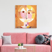 Senecio | Paul Klee | Canvas Afdruk (Insitu (Woonkamer))