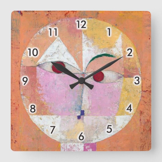 Senecio, Paul Klee Vierkante Klok (Voorkant)