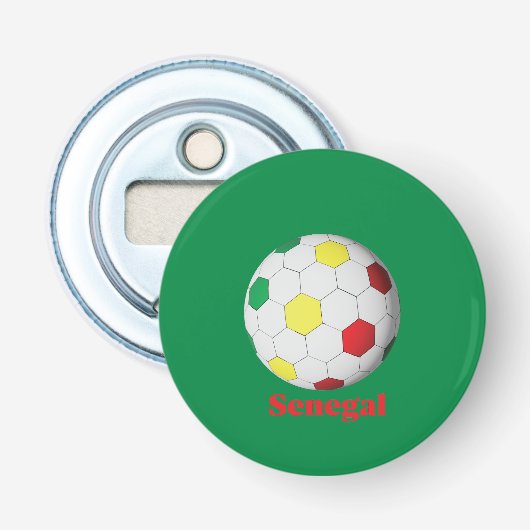 Senegal Button Flesopener (Voorkant)