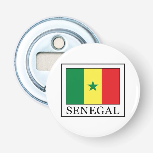 Senegal Button Flesopener (Voorkant)