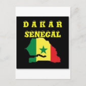 SÉNÉGAL (DAKAR) CARTE T-SHIRT ET ETC (Devant)