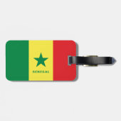 Senegal Flag Bagagelabel (Achterkant horizontaal)