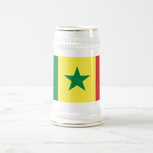 Senegal Flag Bierpul (Center)