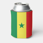 Senegal Flag Blikjeskoeler (Blikje Achterkant)