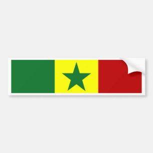 Senegal Flag Bumpersticker