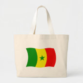 Senegal Flag Canvas tas (Voorkant)