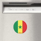 Senegal Flag Charming Patriotic Magneet (Insitu (Vaatwasser))