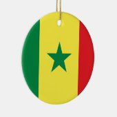 Senegal Flag Keramisch Ornament (Rechts)